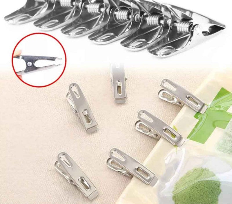 12Pcs Clothes Stainless Steel