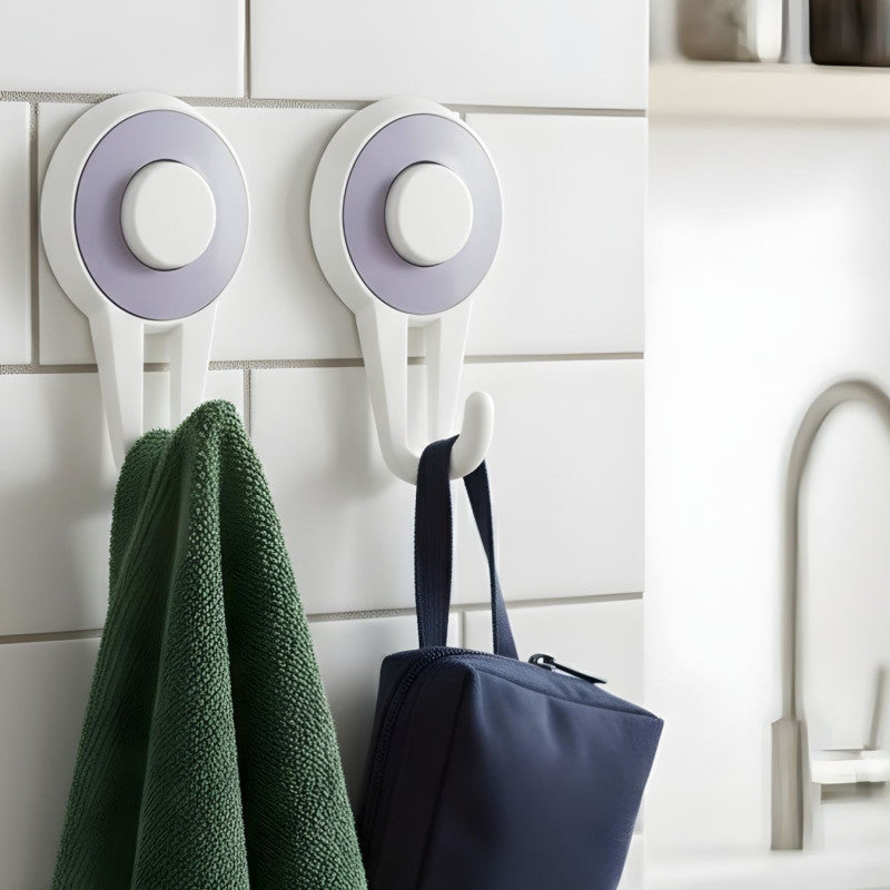 2 Pcs Suction Hooks Self Heavy Duty Wall Hooks