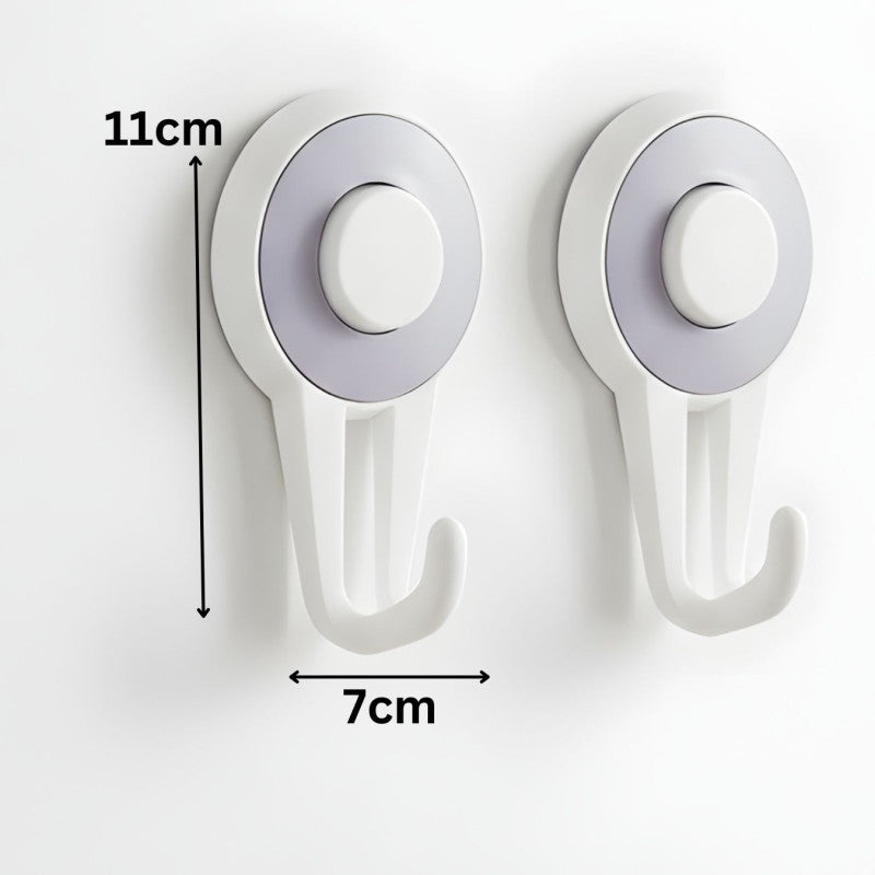 2 Pcs Suction Hooks Self Heavy Duty Wall Hooks