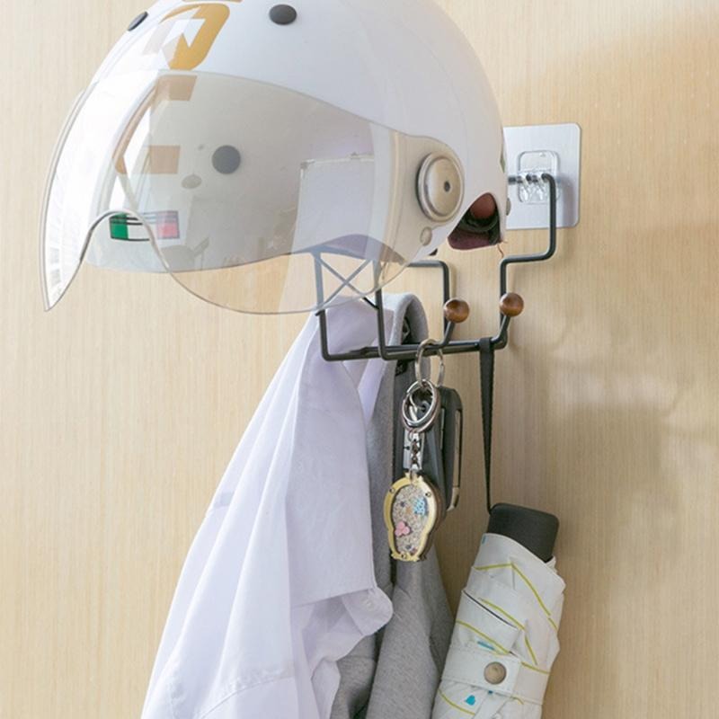 Wall Mounted Hat Holder Hook Rack