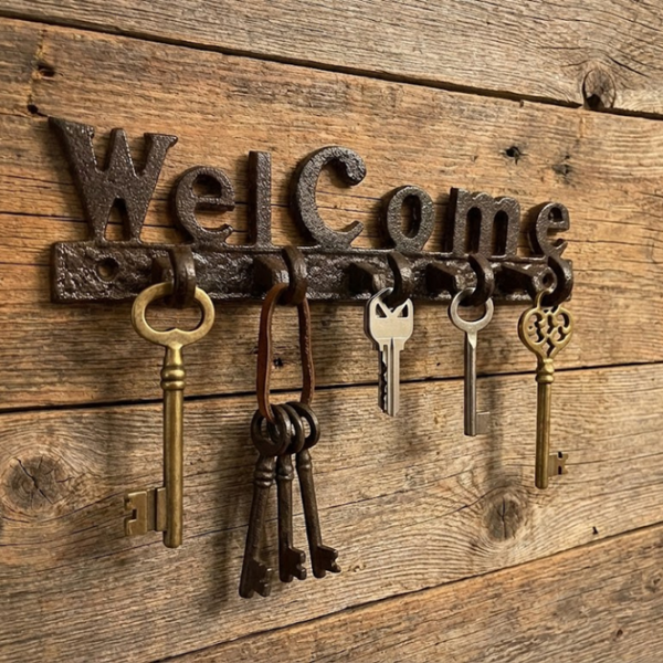 Heavy Duty Metal Wall Mounted Key Holder